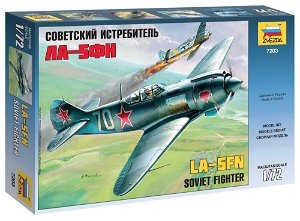Zvezda Model Kit letadlo 7203 - Lavotchkin LA-5 FN Soviet Fighter (1:72)