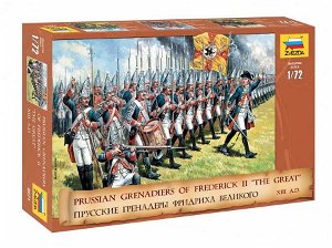 Zvezda Wargames (AoB) figurky 8071 - Prussian Grenadiers (1:72)