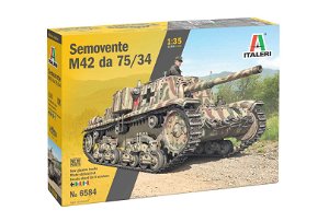 Italeri Model Kit tank 6584 - Semovente M42 da 75/34 (1:35)