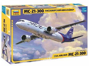 Zvezda Model Kit letadlo 7033 - Civil Airliner MC-21-300 (1:144)
