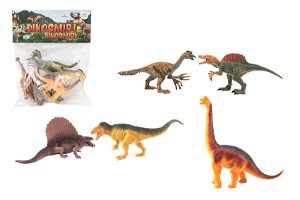 Teddies Dinosaurus plast 16-18cm 5ks v sáčku