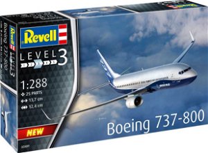 Revell ModelSet letadlo 63809 - Boeing 737-800 (1:288)