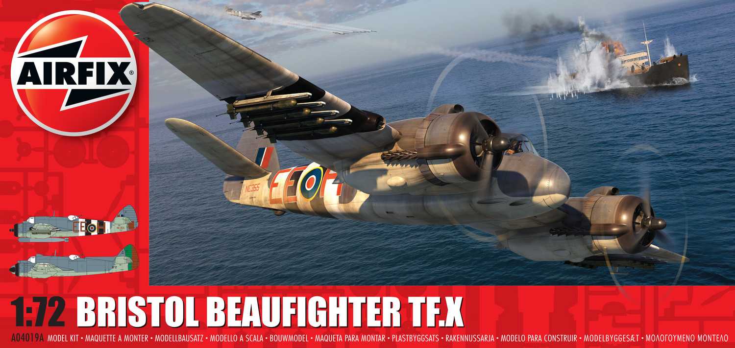 Airfix Classic Kit letadlo A04019A - Bristol Beaufighter TF.X (1:72)