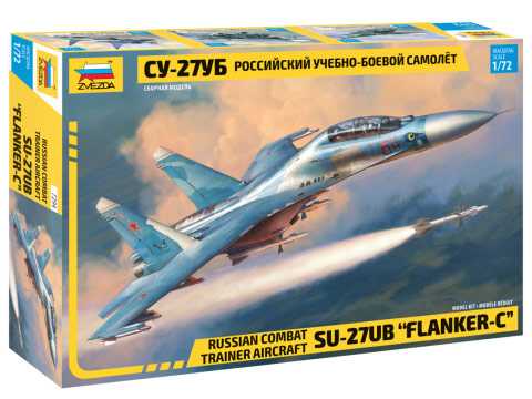 Zvezda Model Kit letadlo 7294 - Sukhoi SU-27 UB "Flanker-C" (1:72)