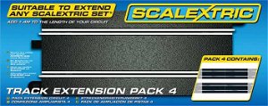 Scalextric Rozšíření trati SCALEXTRIC C8526 - Track Extension Pack 4 - Straights