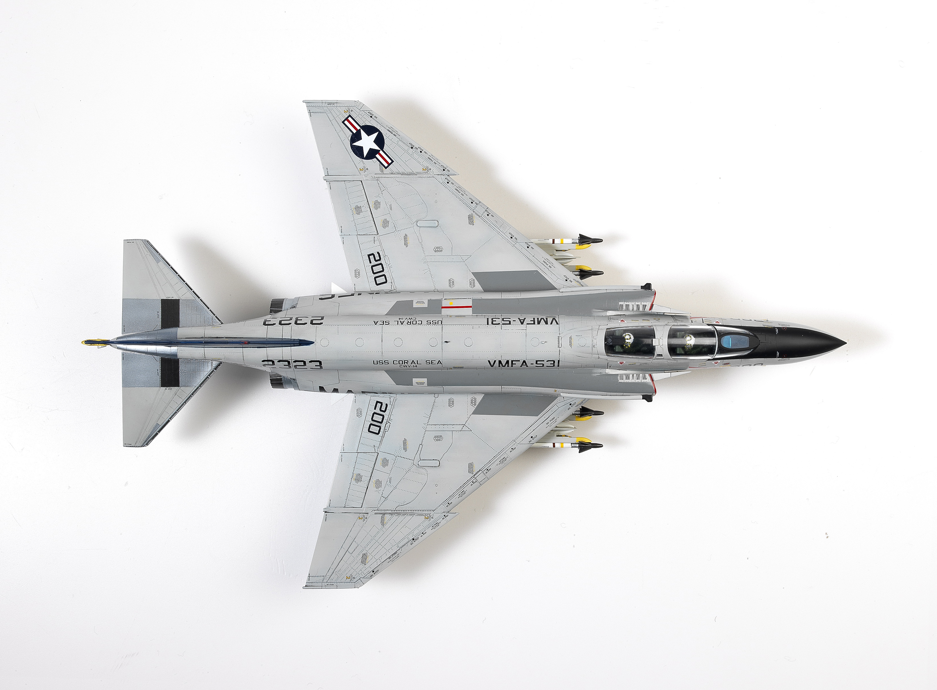 Academy Model Kit letadlo 12315 - USMC F-4B/N VMFA-531 "GRAY GHOSTS" (1:48)