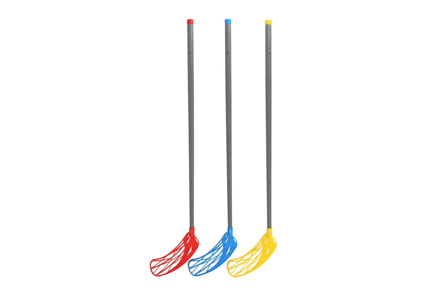 Teddies Hokejka florbalová pro praváky hliník/plast 115 cm 3 barvy v sáčku