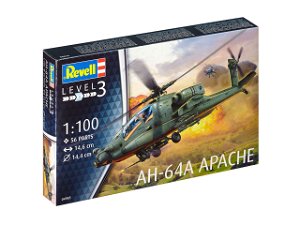 Revell Plastic ModelKit vrtulník 04985 - AH-64A Apache (1:100)