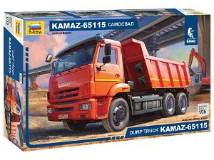 Zvezda Model Kit auta 3650 - Kamaz 65115 dump truck (1:35)