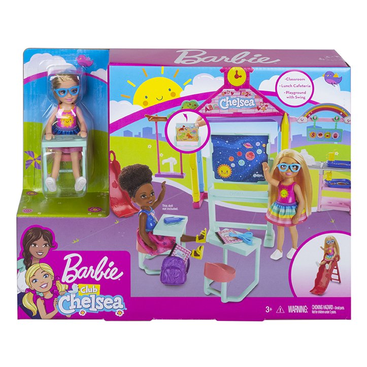 Mattel Barbie CHELSEA ŠKOLIČKA HERNÍ SET