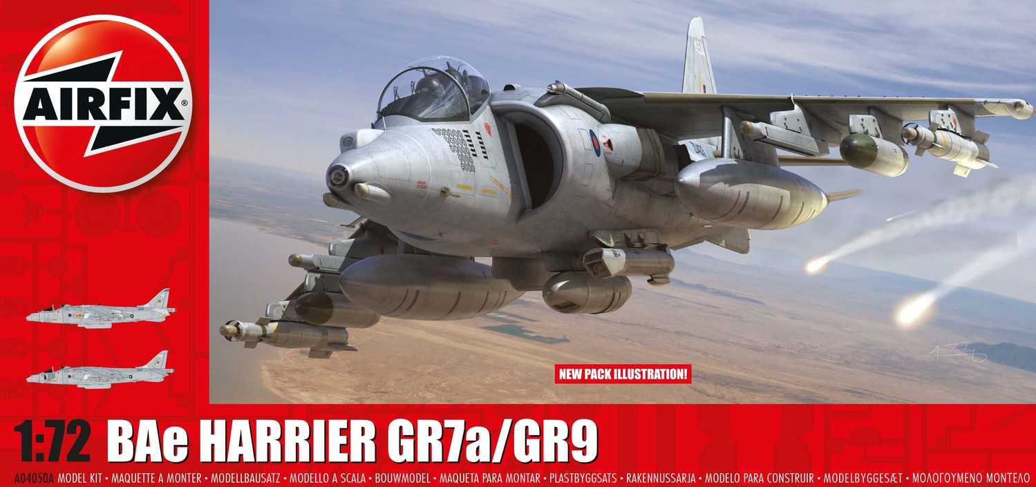 Airfix Classic Kit letadlo A04050A - BAE Harrier GR9 (1:72)