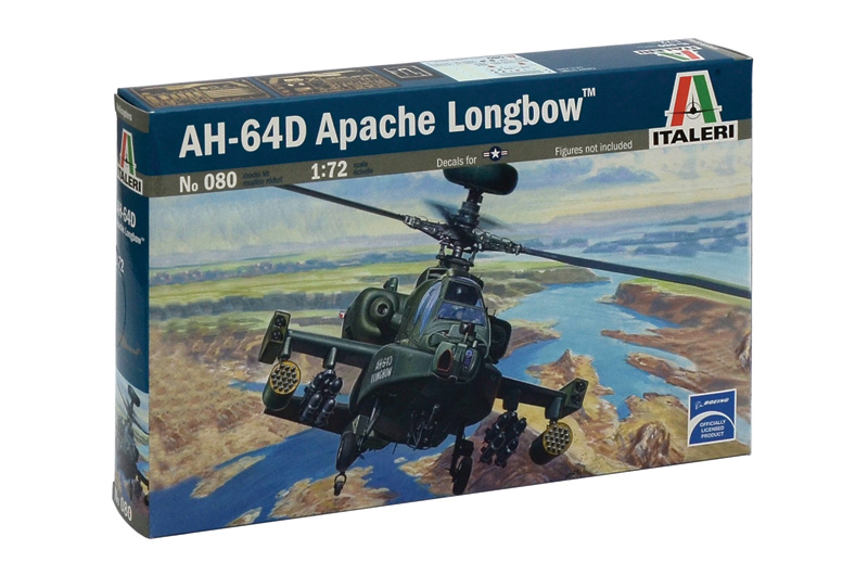 Italeri Model Kit vrtulník 0080 - AH-64 D APACHE LONGBOW (1:72)