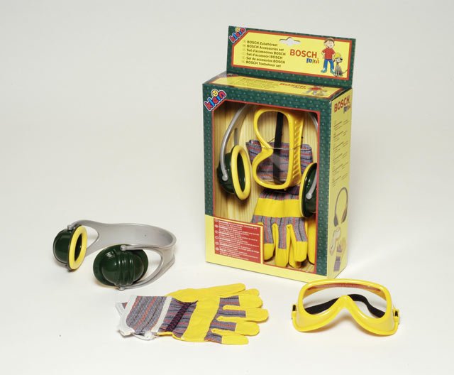 Klein Bosch Klein Bosch set - sluchátka,rukavice,brýle