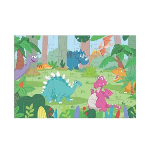Rappa Puzzle s dinosaury 24 dílů 50 x 34 cm