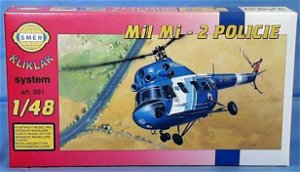 Směr modely plastové Vrtulník Mi 2 - Policie   1:48