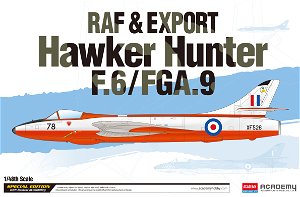 Academy Model Kit letadlo 12312 - RAF & Export Hawker Hunter F.6/FGA.9 (1:48)
