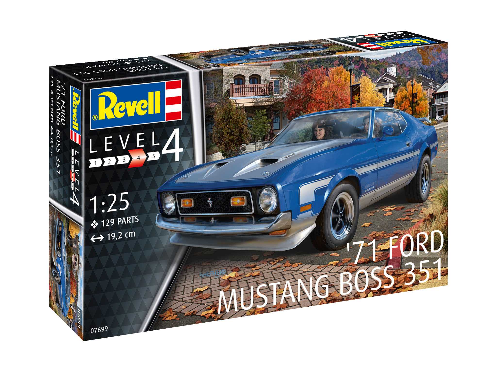 Revell Plastic ModelKit auto 07699 - 71 Ford Mustang Boss 351 (1:25)