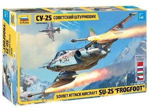 Zvezda Model Kit letadlo 4807 - Sukhoi SU-25 "Frogfoot" (1:48)