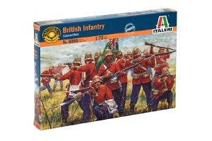 Italeri Model Kit figurky 6050 - ZULU WARS - BRITISH INFANTRY (1:72)