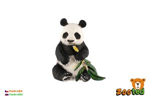 ZOOted Panda velká zooted plast 8cm v sáčku