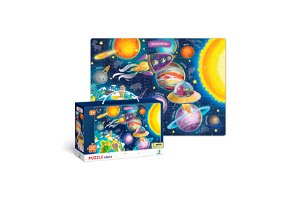 DODO Puzzle Vesmír 64x46cm 100 dílků v krabičce 28x18,5x6,5cm