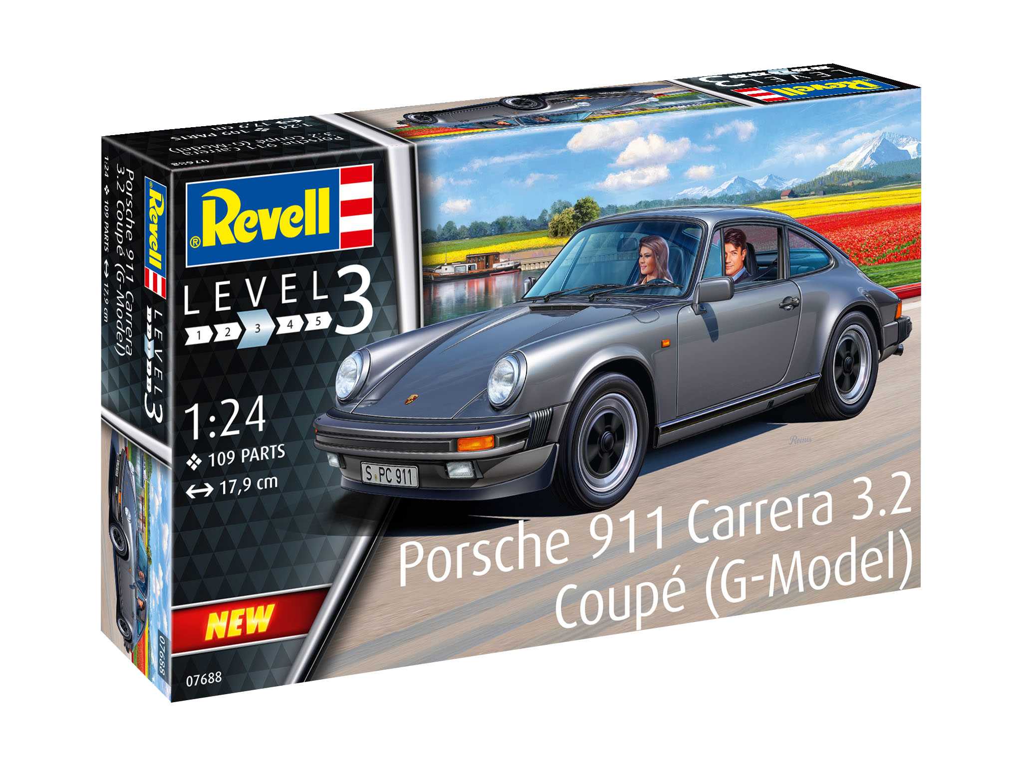 Revell Plastic ModelKit auto 07688 - Porsche 911 Coupé (G-Model) (1:24)