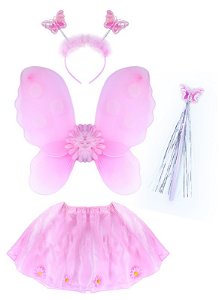 Rappa Dětský kostým Květinka s křídly