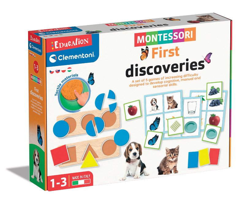 Clementoni Montessori - první objevy, 6 her