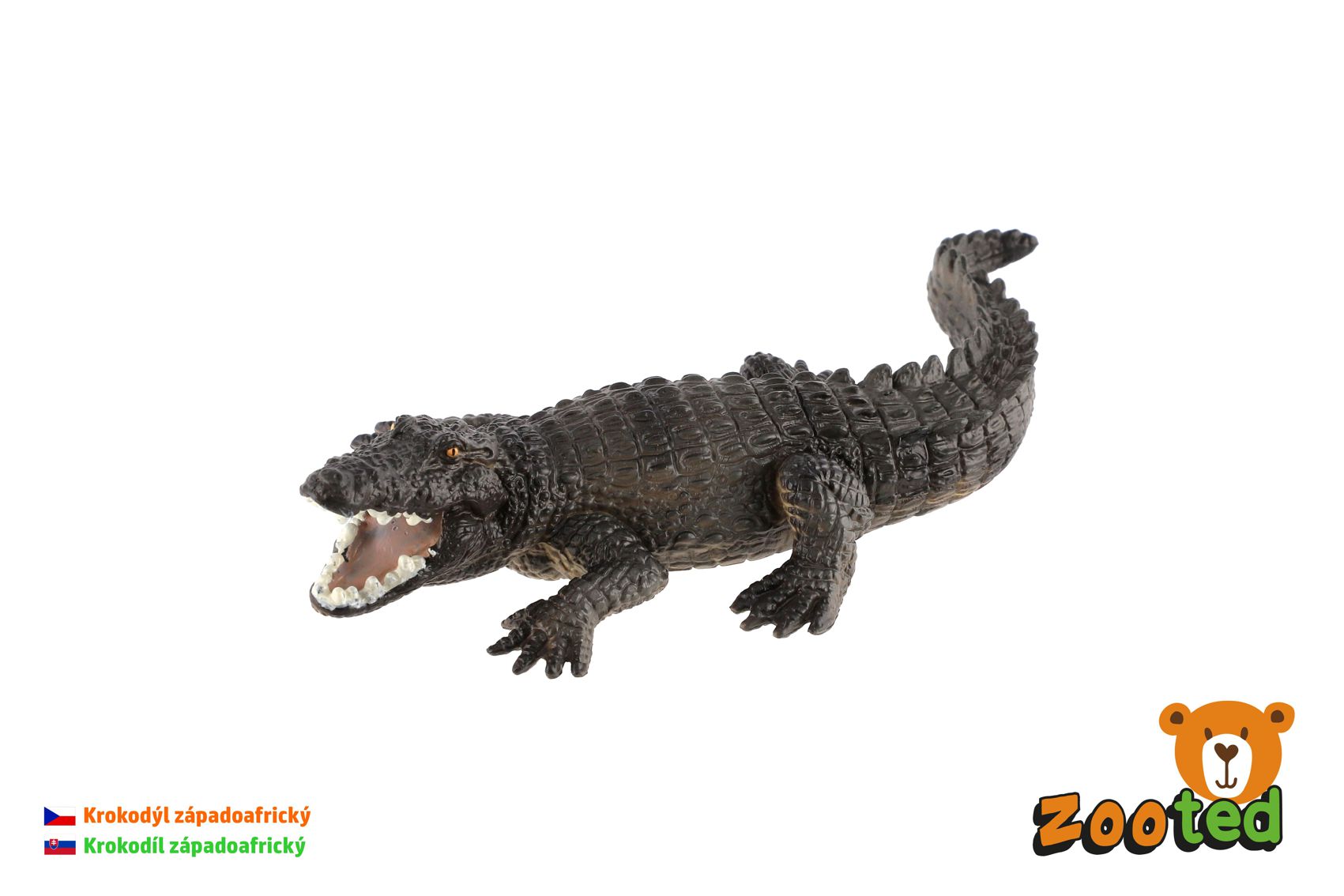 ZOOted Krokodýl západoafrický zooted plast 17cm v sáčku