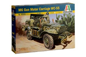Italeri Model Kit military 6555 - M6 GUN MOTOR CARRIAGE WC-55 (1:35)