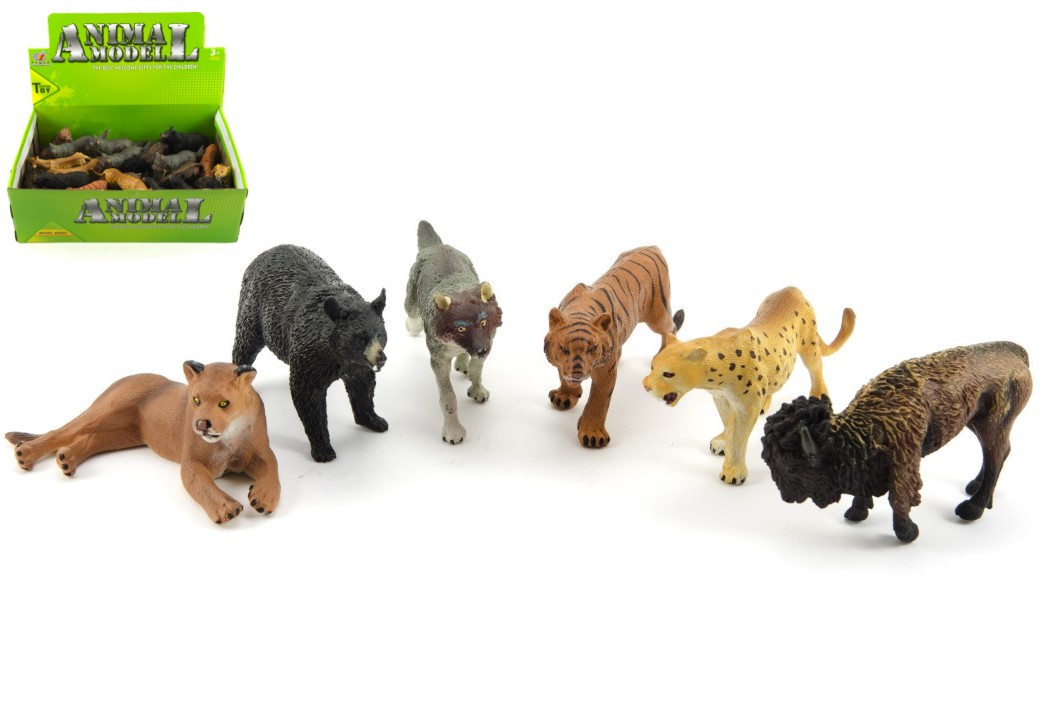 Teddies Zvířátka safari ZOO plast 10cm mix druhů