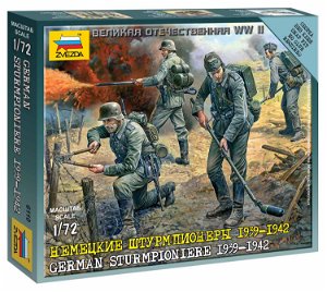 Zvezda Wargames (WWII) figurky 6110 - German Sturmpioniere (1:72)