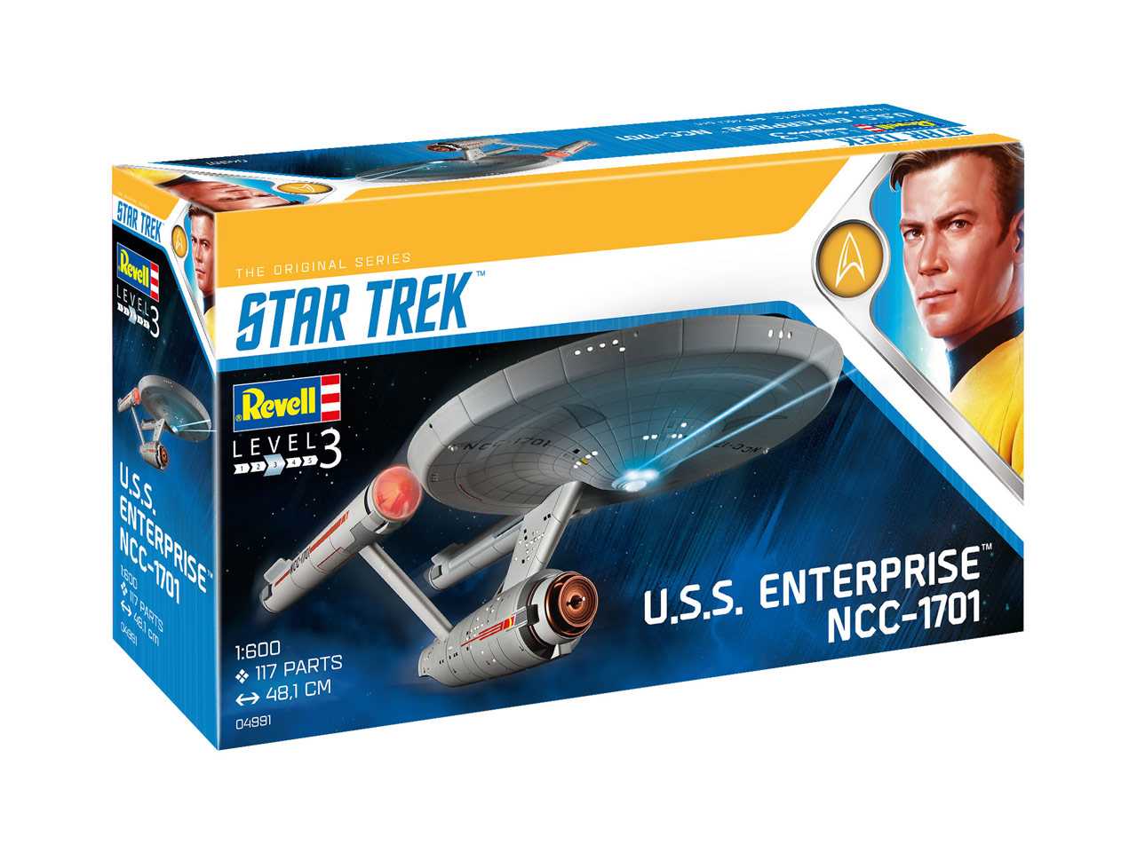 Revell Plastic ModelKit Star Trek 04991 - U.S.S. Enterprise NCC-1701 (TOS) (1:600)