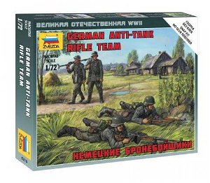Zvezda Wargames figurky 6216 -German Anti Tank Rifle Team (1:72)