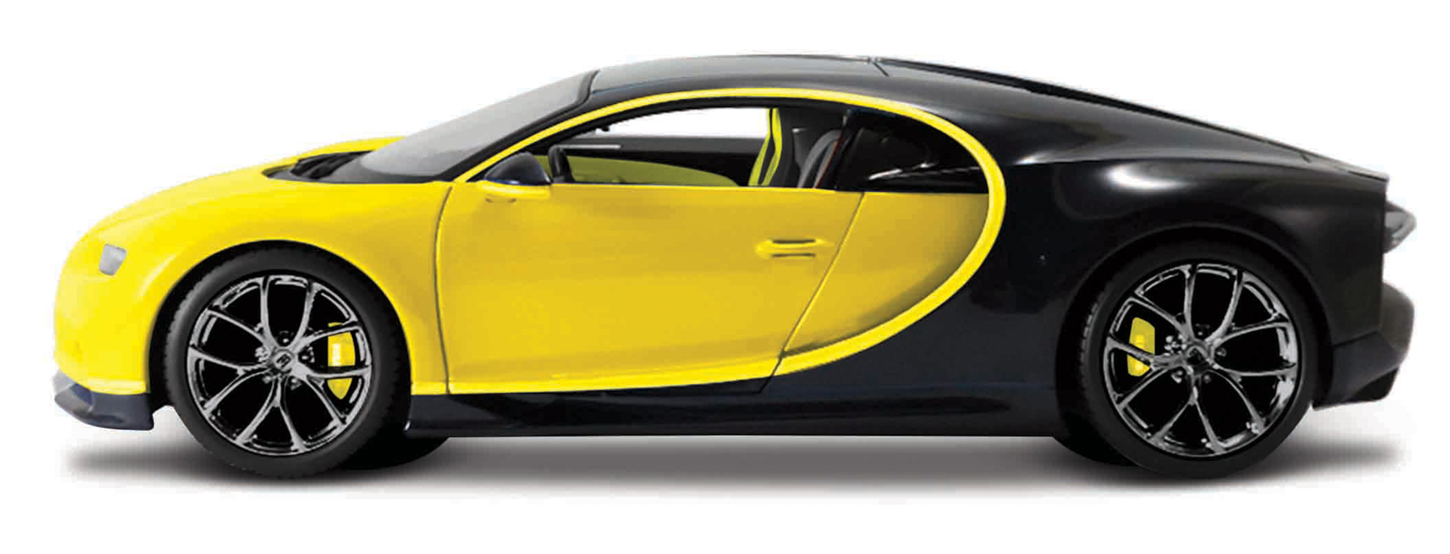 Maisto - Bugatti Chiron, žlto-čierne, Exotics, 1:24