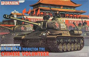 Dragon Model Kit tank 6804 - JS-2m UZTM PRODUCTION TYPE, CHINESE VOLUNTEER (1:35)