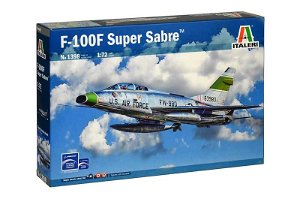 Italeri Model Kit letadlo 1398 - F-100F SUPER SABRE (1:72)