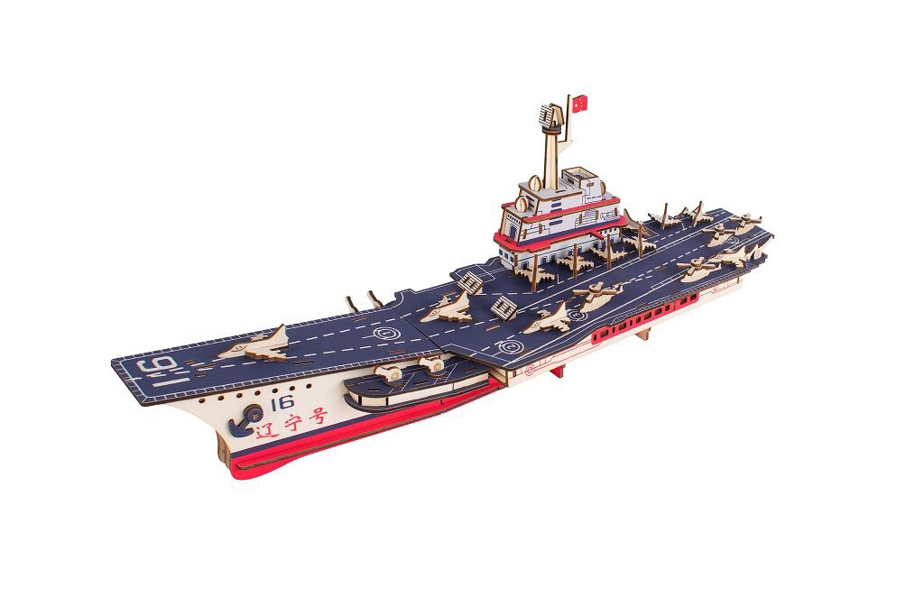 Rappa Woodcraft Dřevěné 3D puzzle Letadlová loď Liaoning