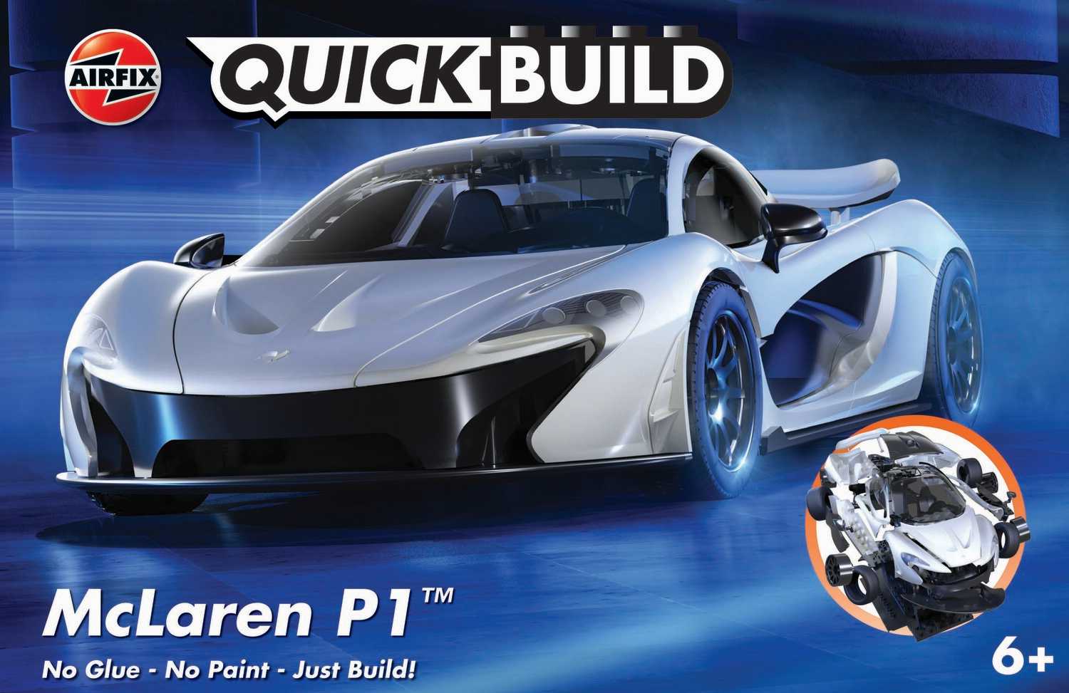 Airfix Quick Build auto J6028 - McLaren P1 - White