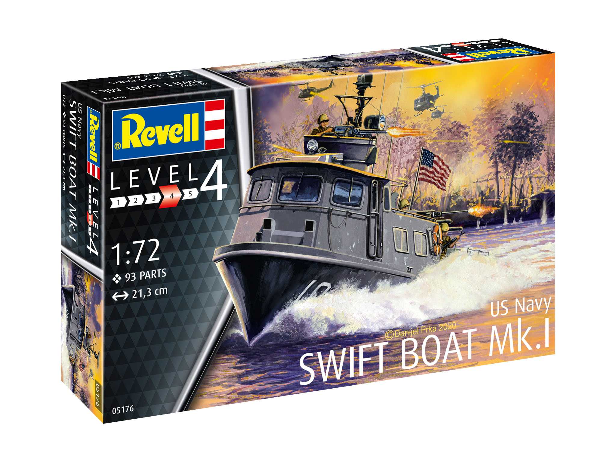 Revell Plastic ModelKit loď 05176 - US Navy SWIFT BOAT Mk.I (1:72)