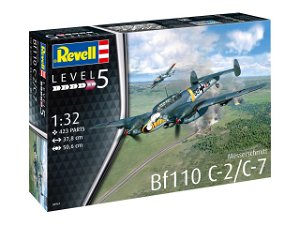 Revell Plastic ModelKit letadlo 04961 - Messerschmitt Bf110 C-2/C-7 (1:32)