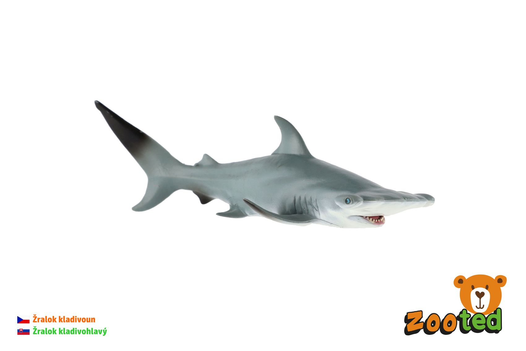 Žralok kladivoun velký zooted plast 19cm v sáčku