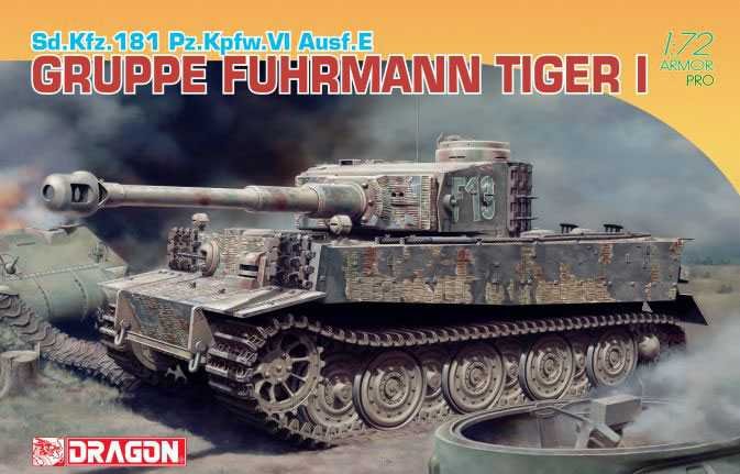 Dragon Model Kit tank 7368 - Sd.Kfz.181 Pz.Kfpw.VI Ausf.E Gruppe Fehrmann Tiger I (1:72)