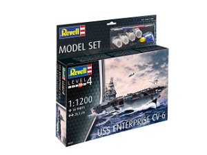 Revell ModelSet loď 65824 - USS Enterprise (1:1200)