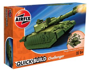 Airfix Quick Build tank J6022 - Challenger Tank - zelená