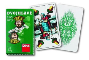Dino Hry Dino Hrací karty dvouhlavé