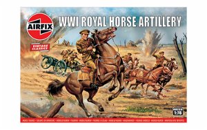 Airfix Classic Kit VINTAGE figurky A00731V - WW1 Royal Horse Artillery (1:76)