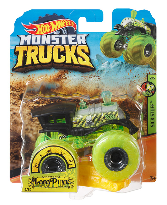 Hot Wheels Monster Trucks kaskadérské kousky asst