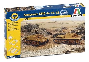 Italeri Fast Assembly military 7519 - SEMOVENTE M40 da 75/18 (1:72)