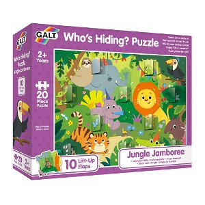 Puzzle schovávačka - Džungle